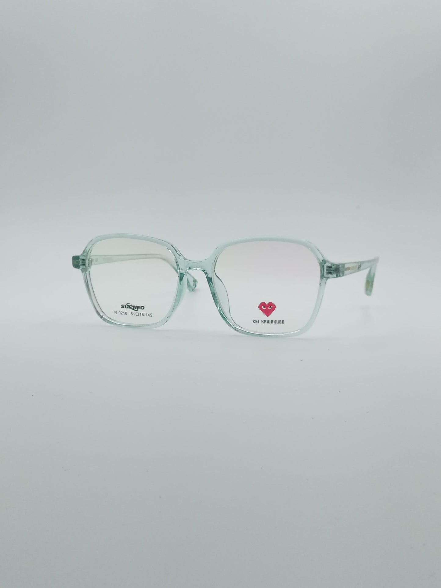Soft Square Light Turquoise Frame Unisex Optics-169