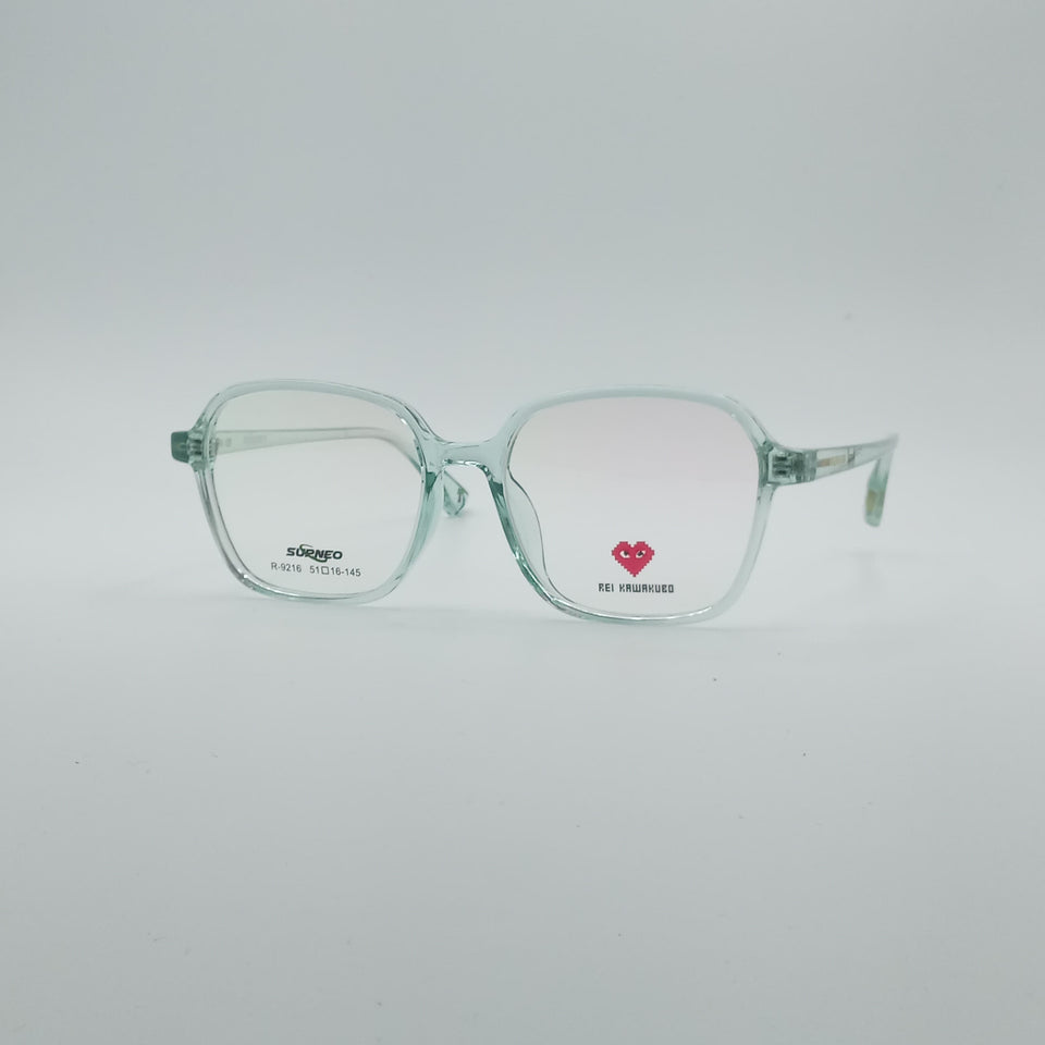 Soft Square Light Turquoise Frame Unisex Optics-169