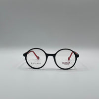 Circular Black & Red Frame Kids Optics-295