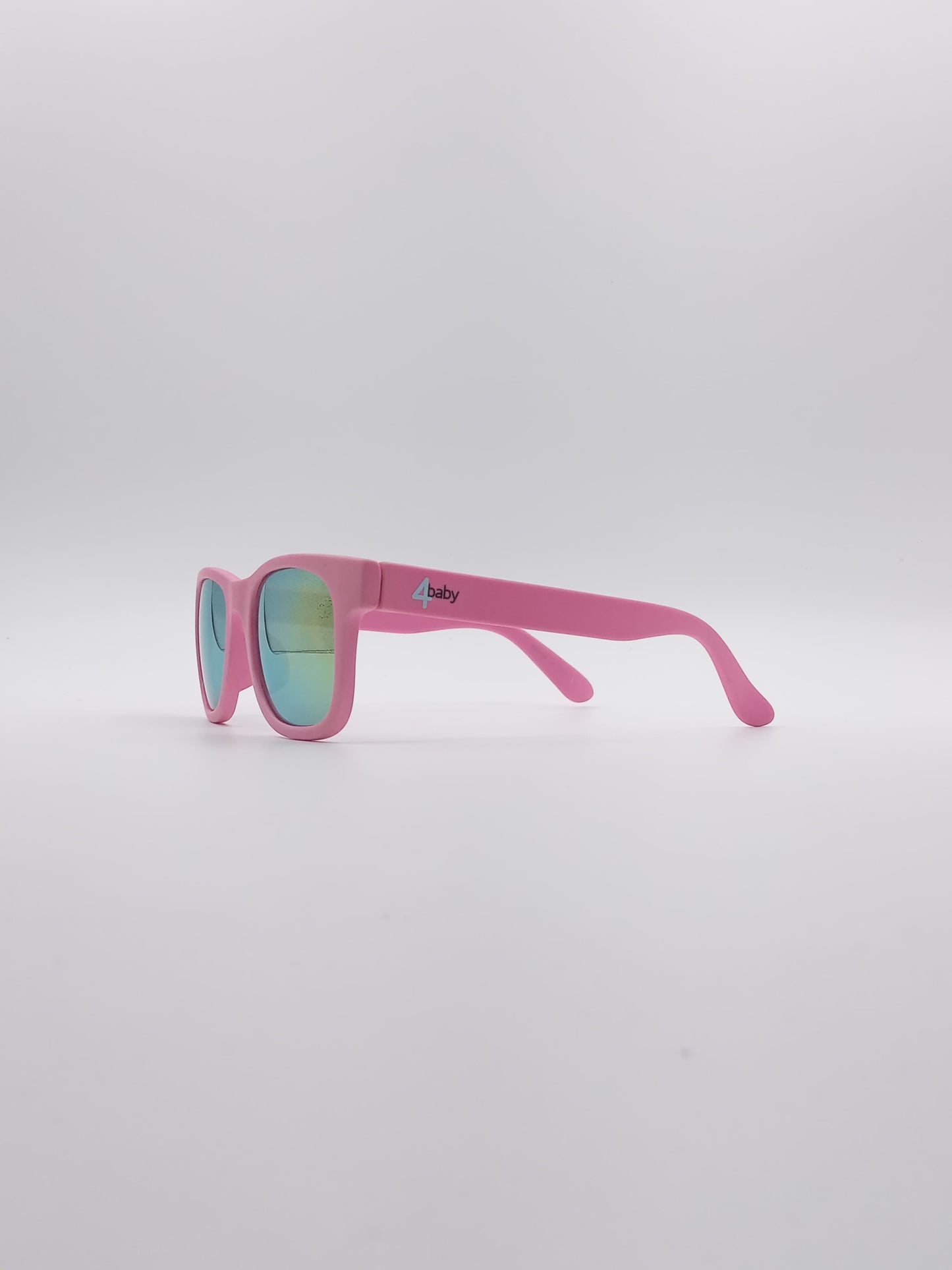 Acetate Pink Frame Kids Sunglasses-060