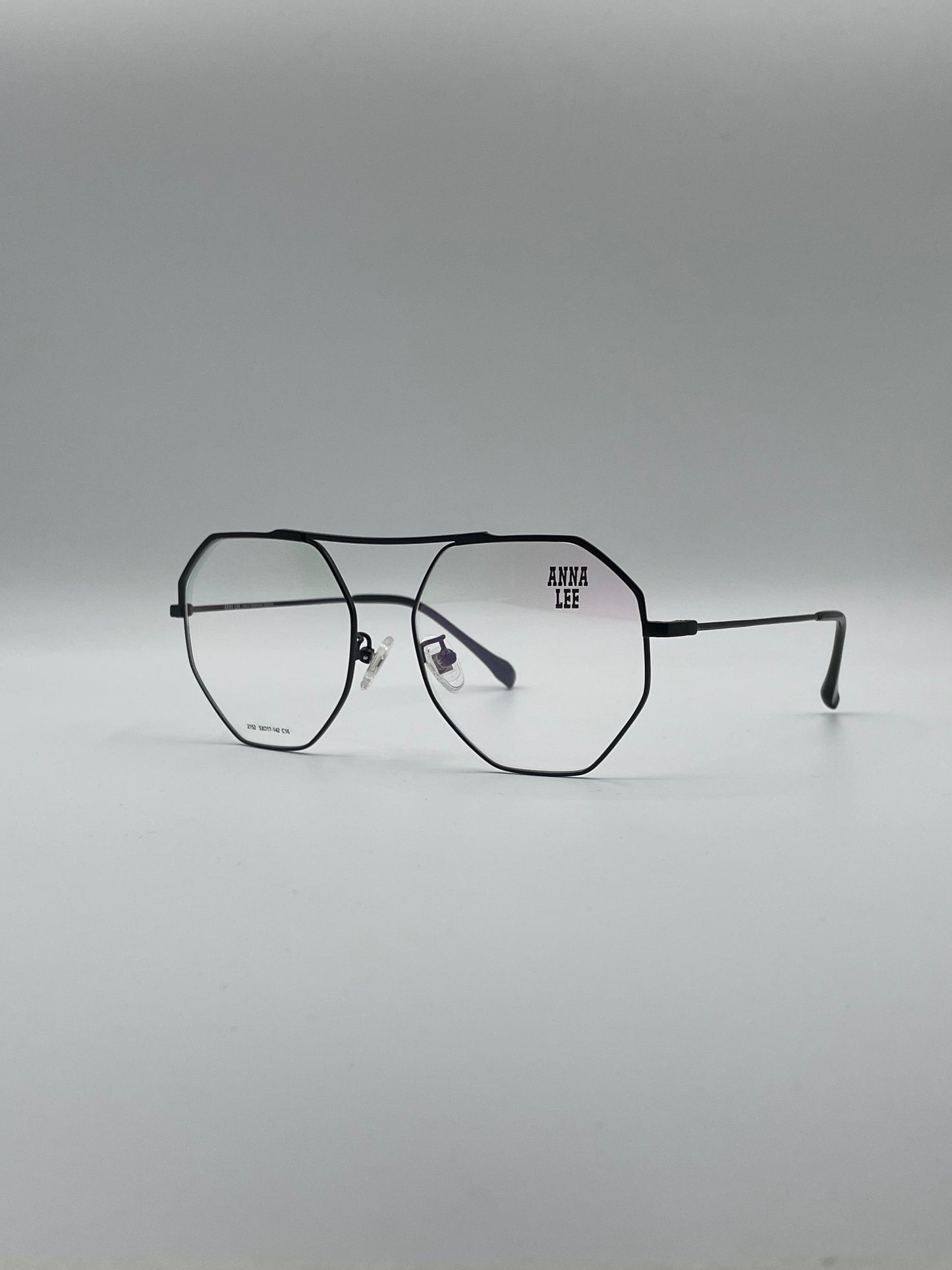 Geometrical Thin Black Frame Unisex Optics-311