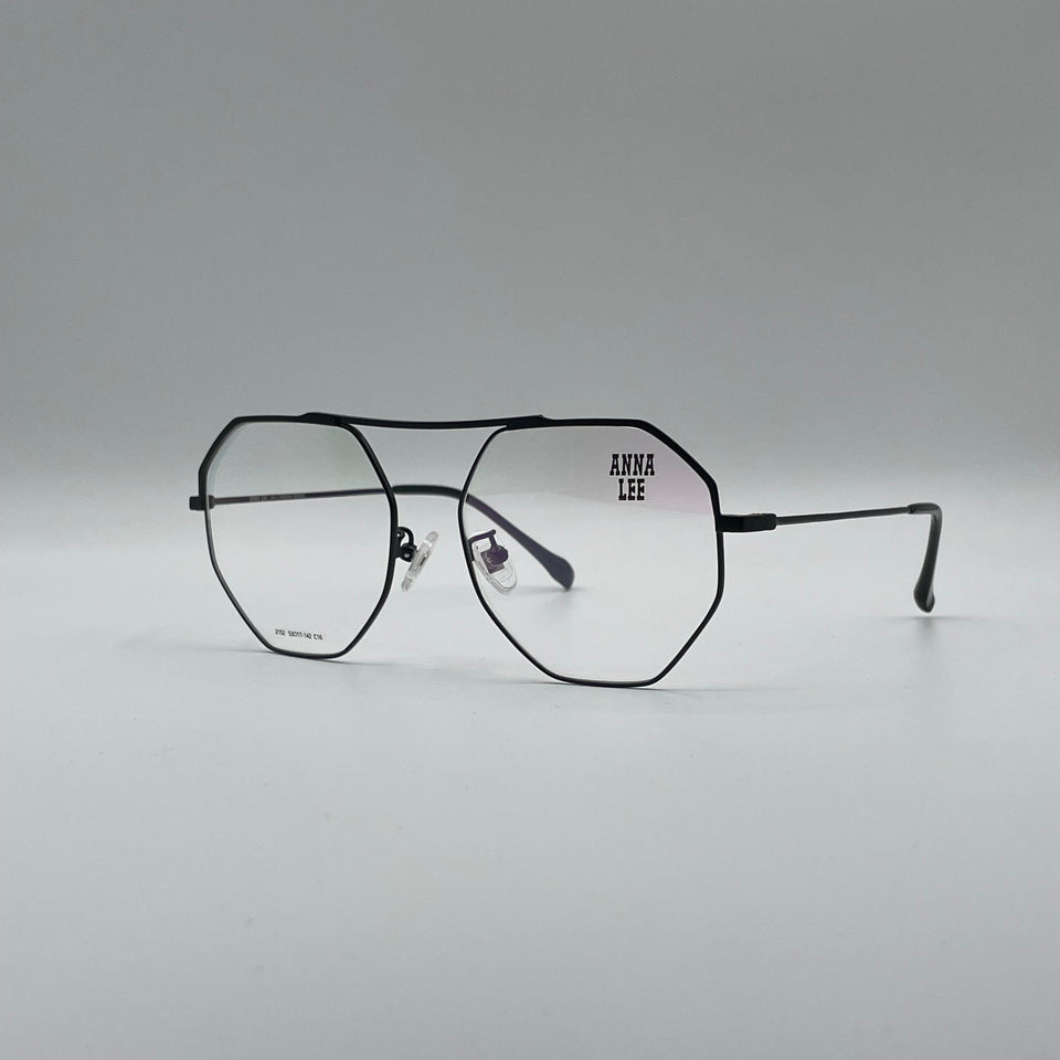 Geometrical Thin Black Frame Unisex Optics-311