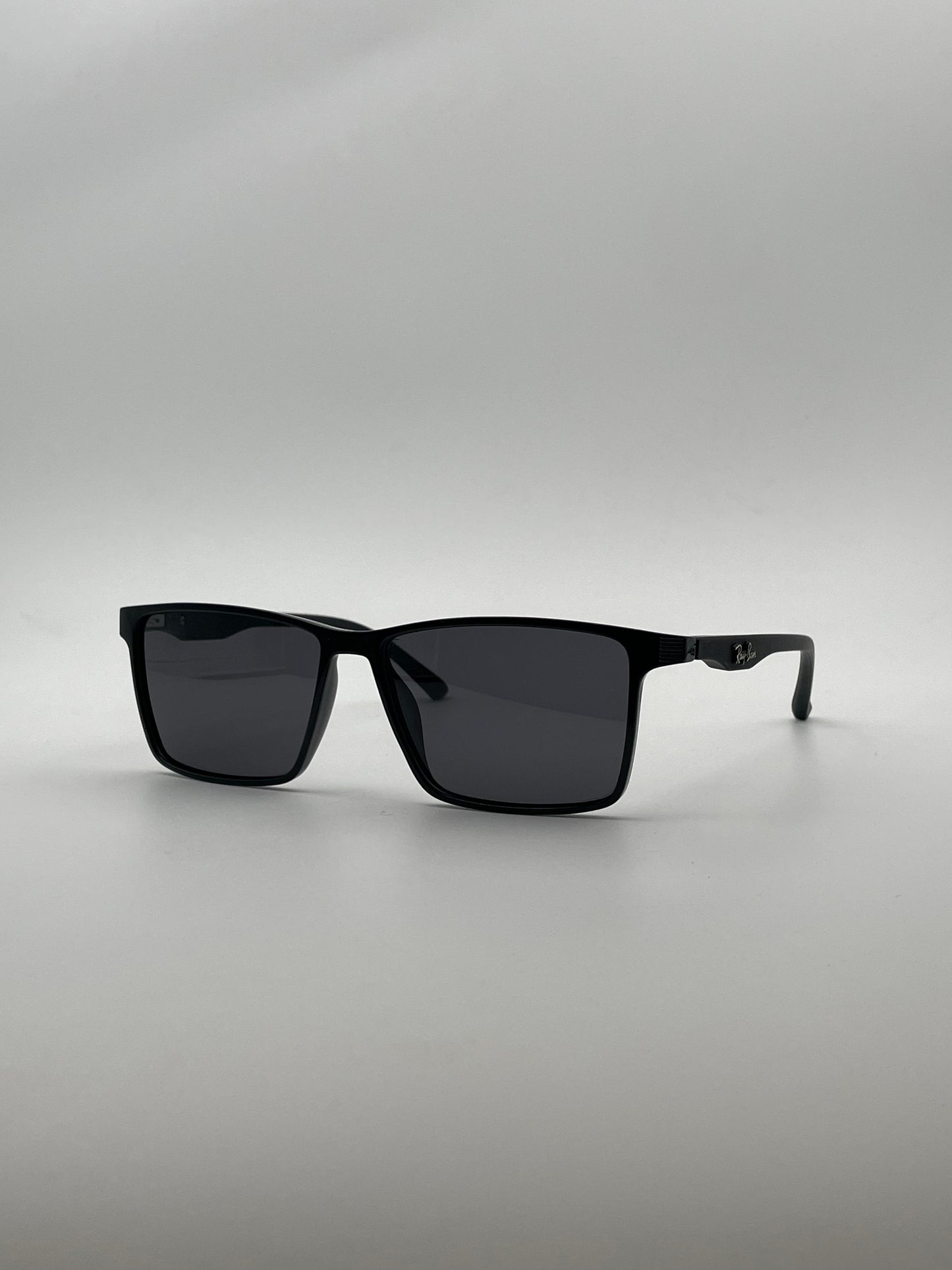 Acetate Black Frame Men Sunglasses-123