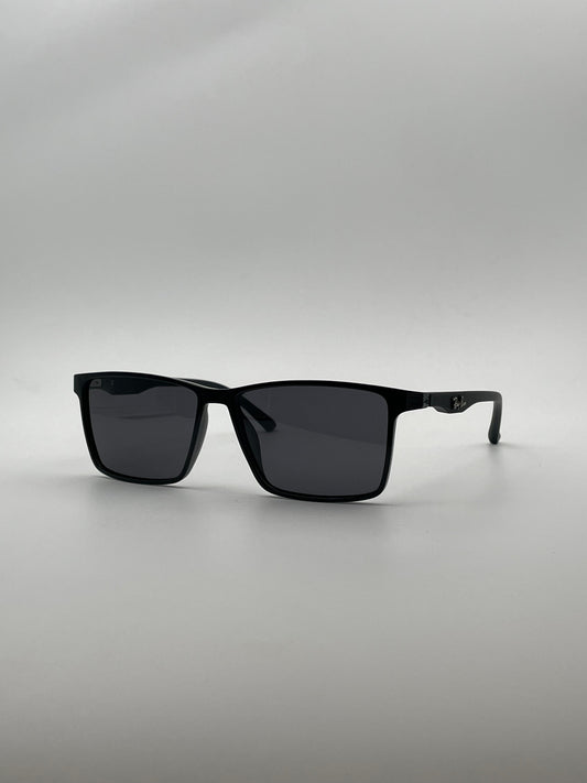 Acetate Black Frame Men Sunglasses-123