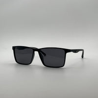 Acetate Black Frame Men Sunglasses-123