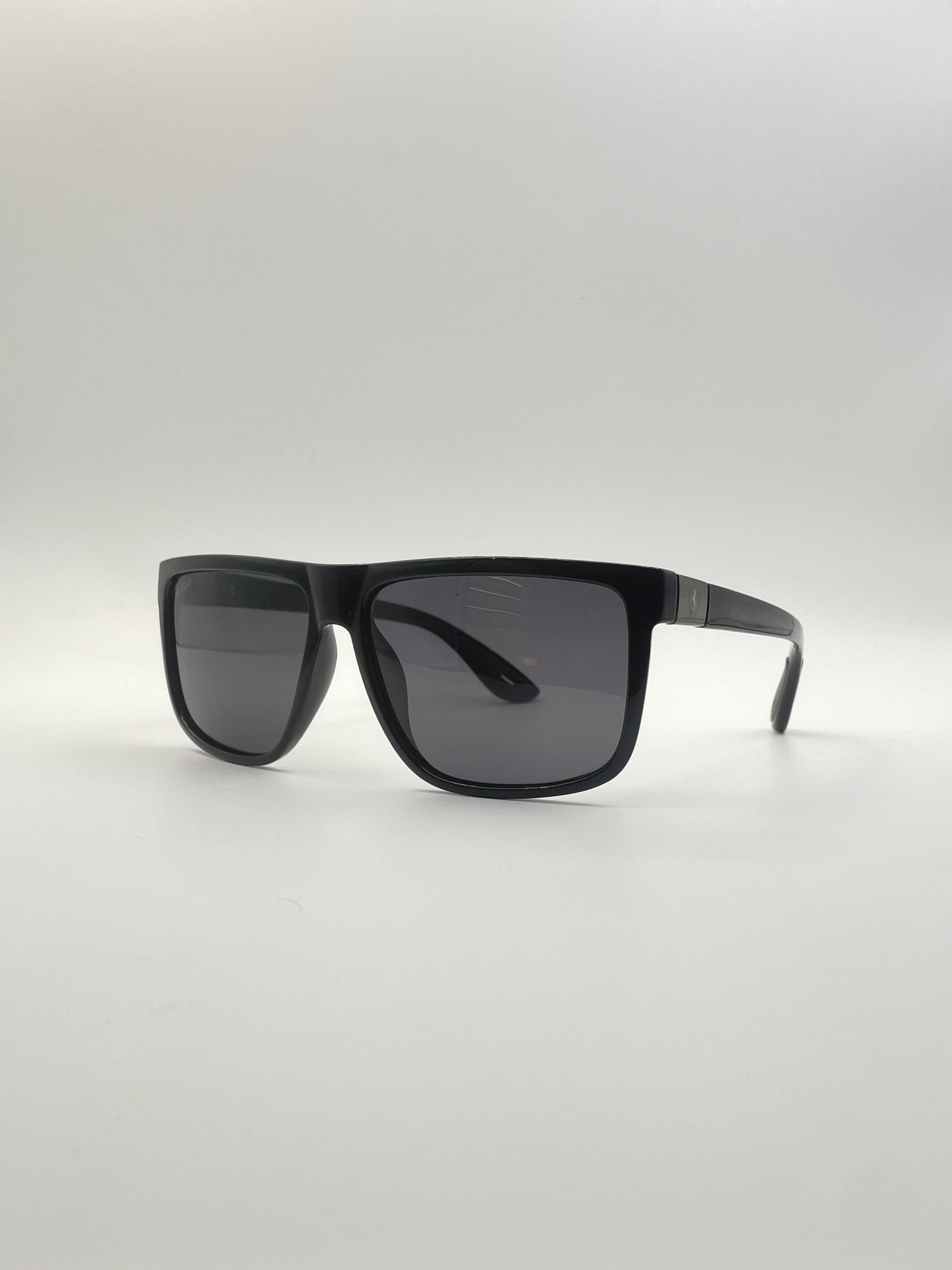 Acetate Black Frame Men's Sunglasses-104