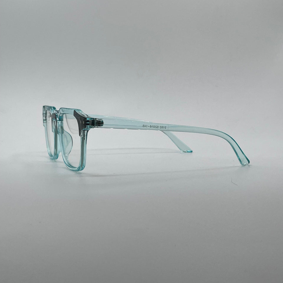 Acetate Translucent transparent green Frame Men's Optics-281