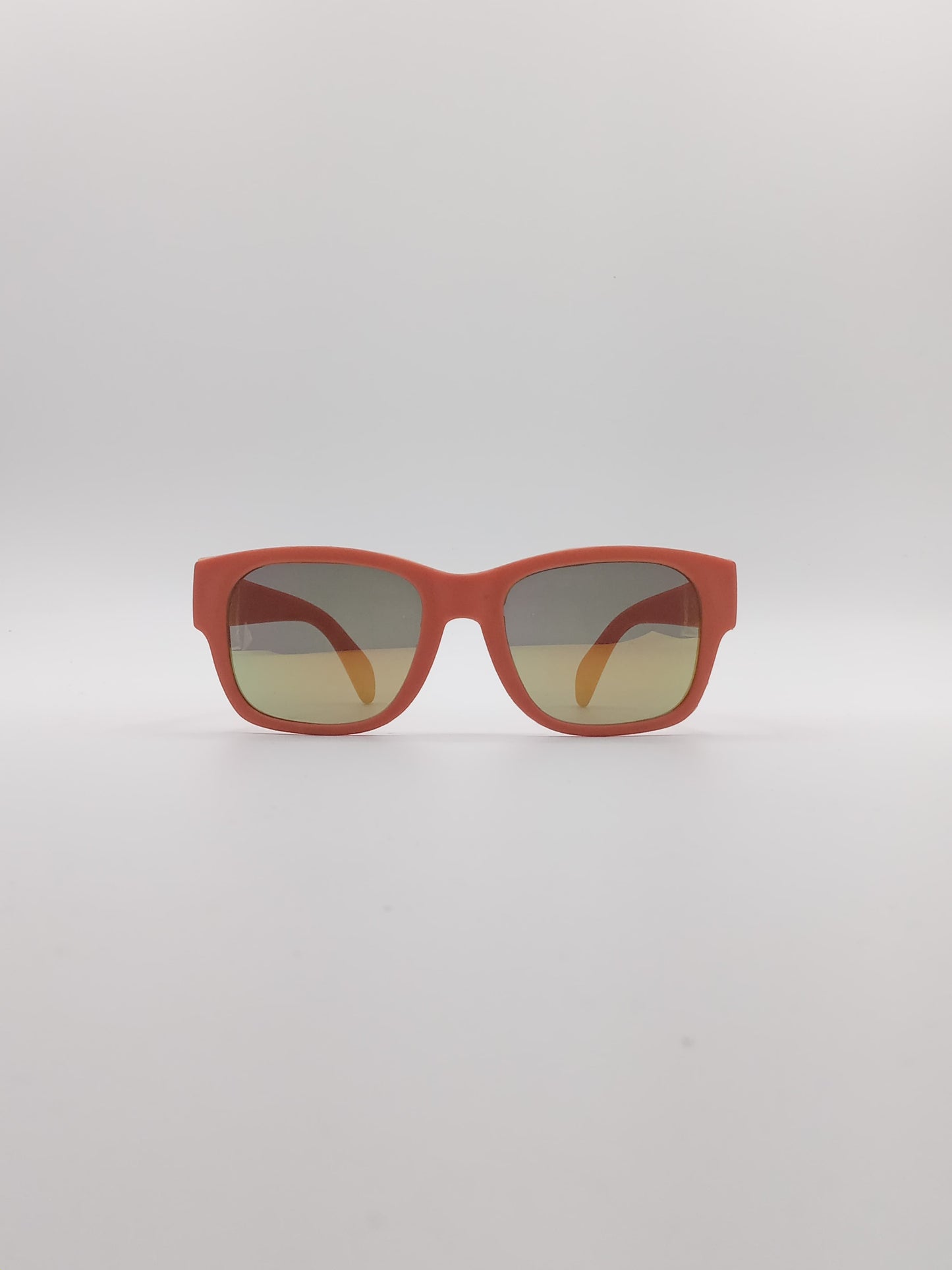 Acetate Orange Frame Kids Sunglasses-064