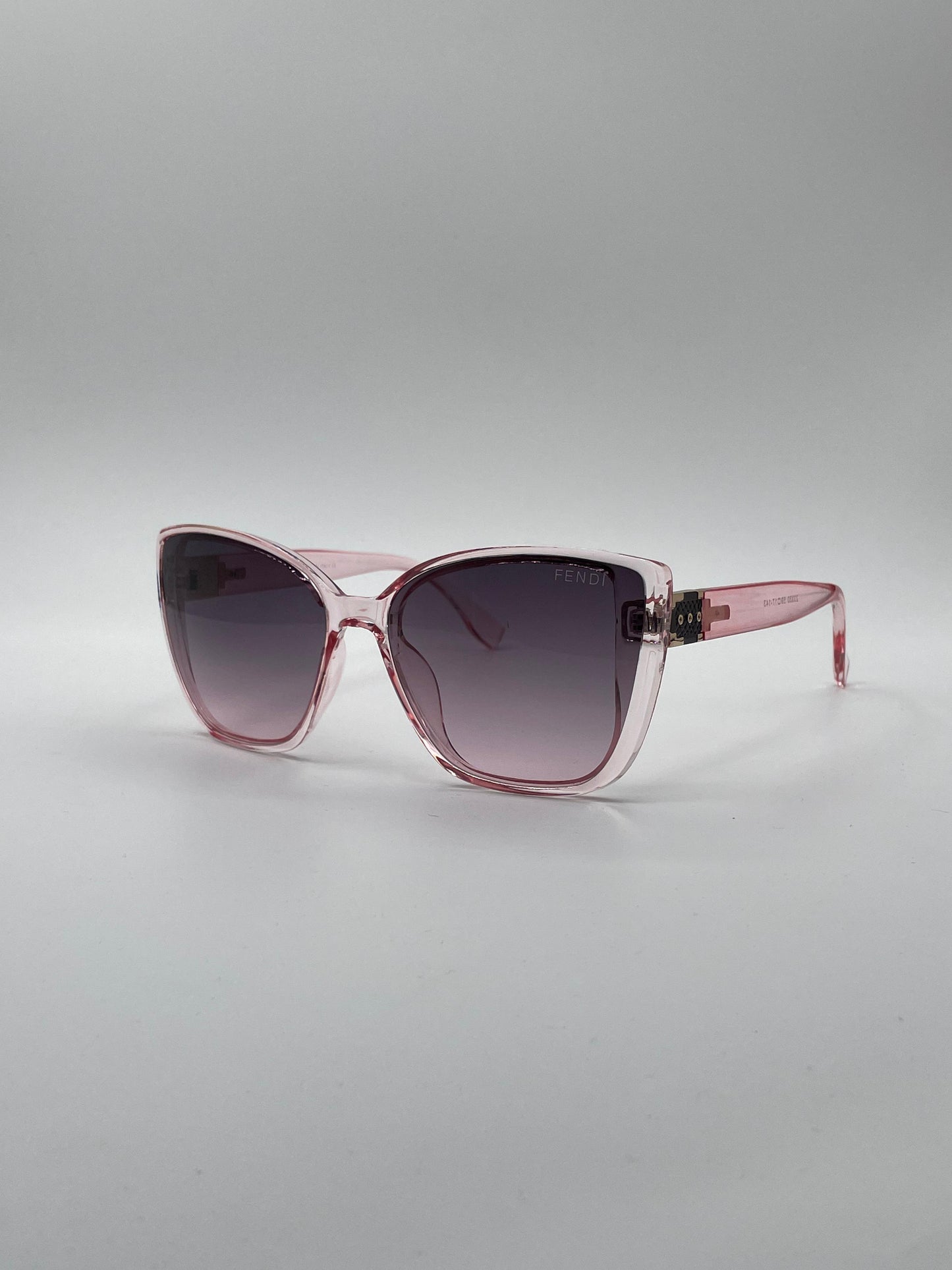 Cat Eye Pink Frame Women's Sunglasses-149