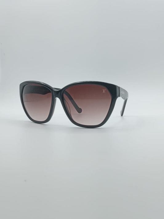 Cat Eye Black Frame Women's Sunglasses-024