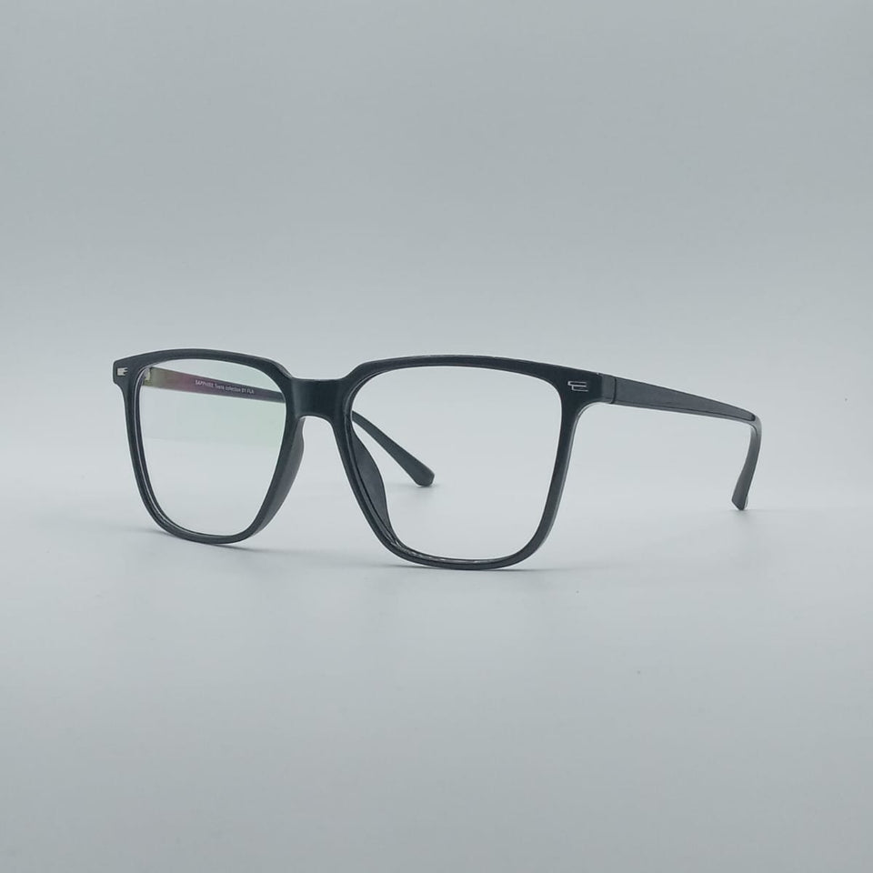 Acetate Black Frame Unisex Optics-041