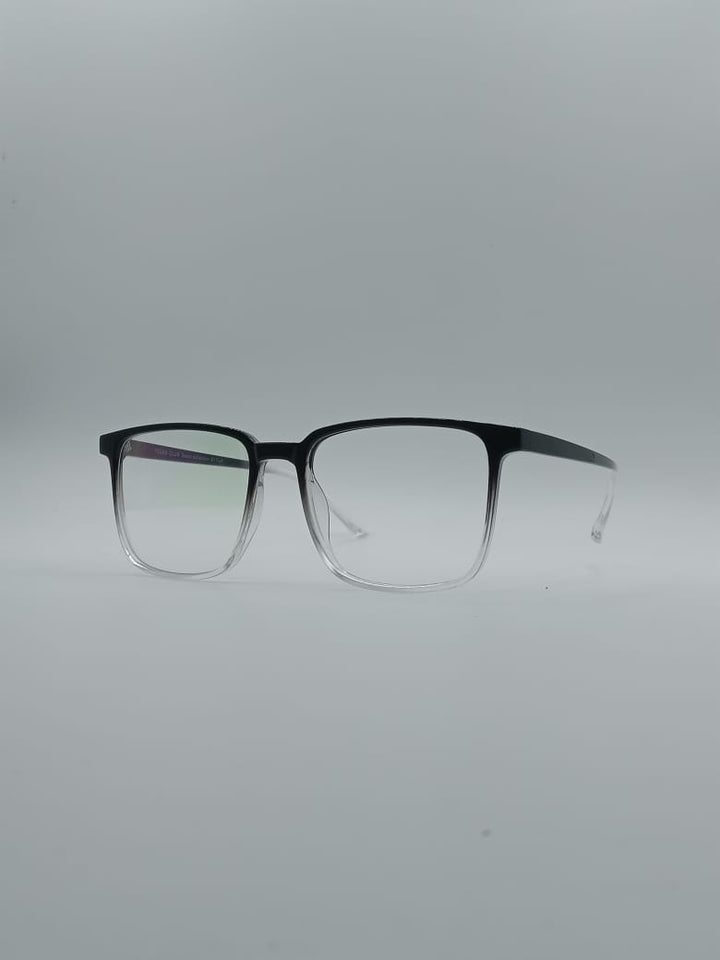 Acetate Black & White Frame Men's Optics-073