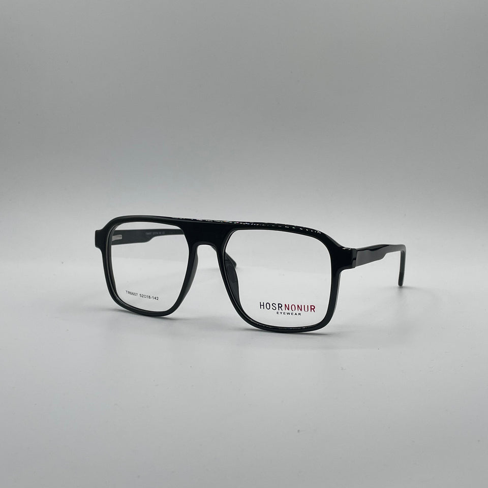 Retro Aviator Black Frame Optics-348