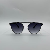 Round Aviator Black Frame Sunglasses-139