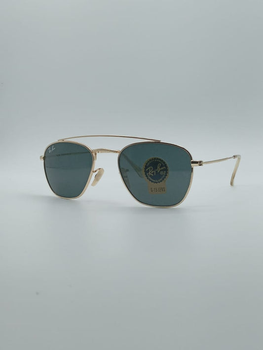 Aviator Thin Golden Frame Men's Sunglasses-008