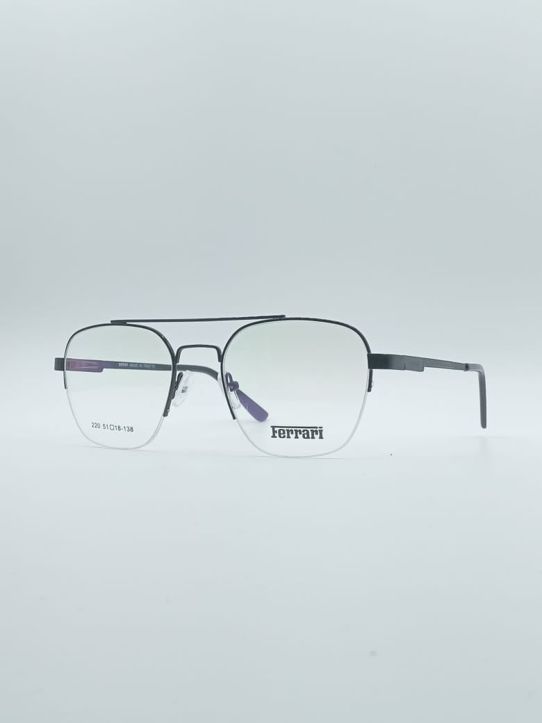 Aviator Thin Black Frame Men's Optics-103