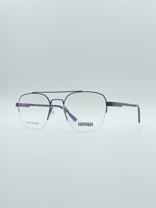 Aviator Thin Black Frame Men's Optics-103