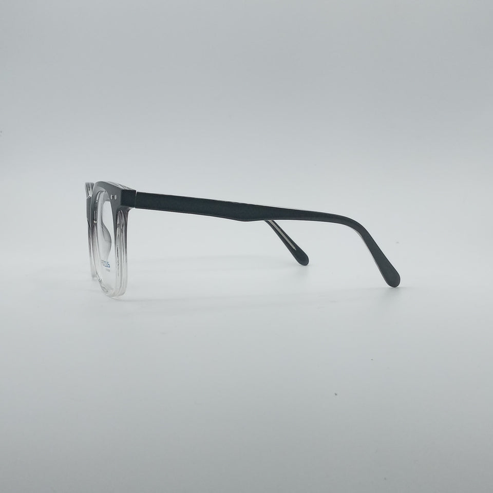 Acetate Black & White Frame Men's Optics-211