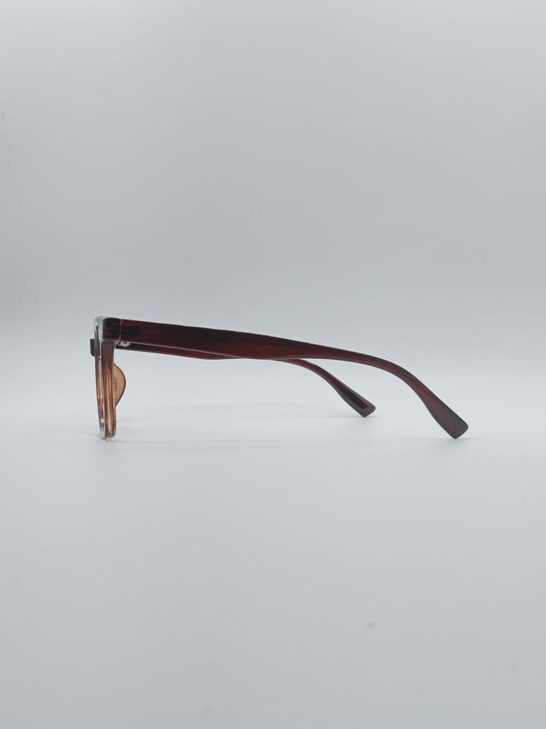Acetate Brown Frame Men's Optics-077