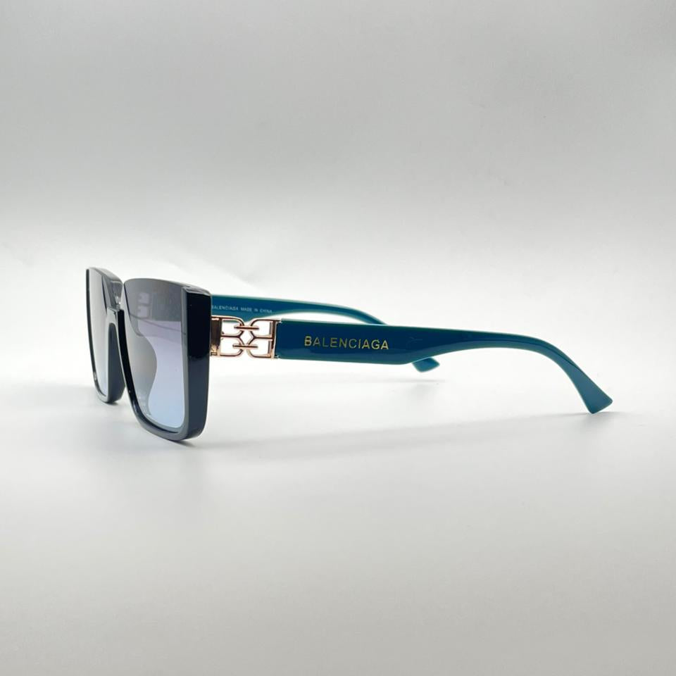 Square Purple Frame Women Sunglasses-120