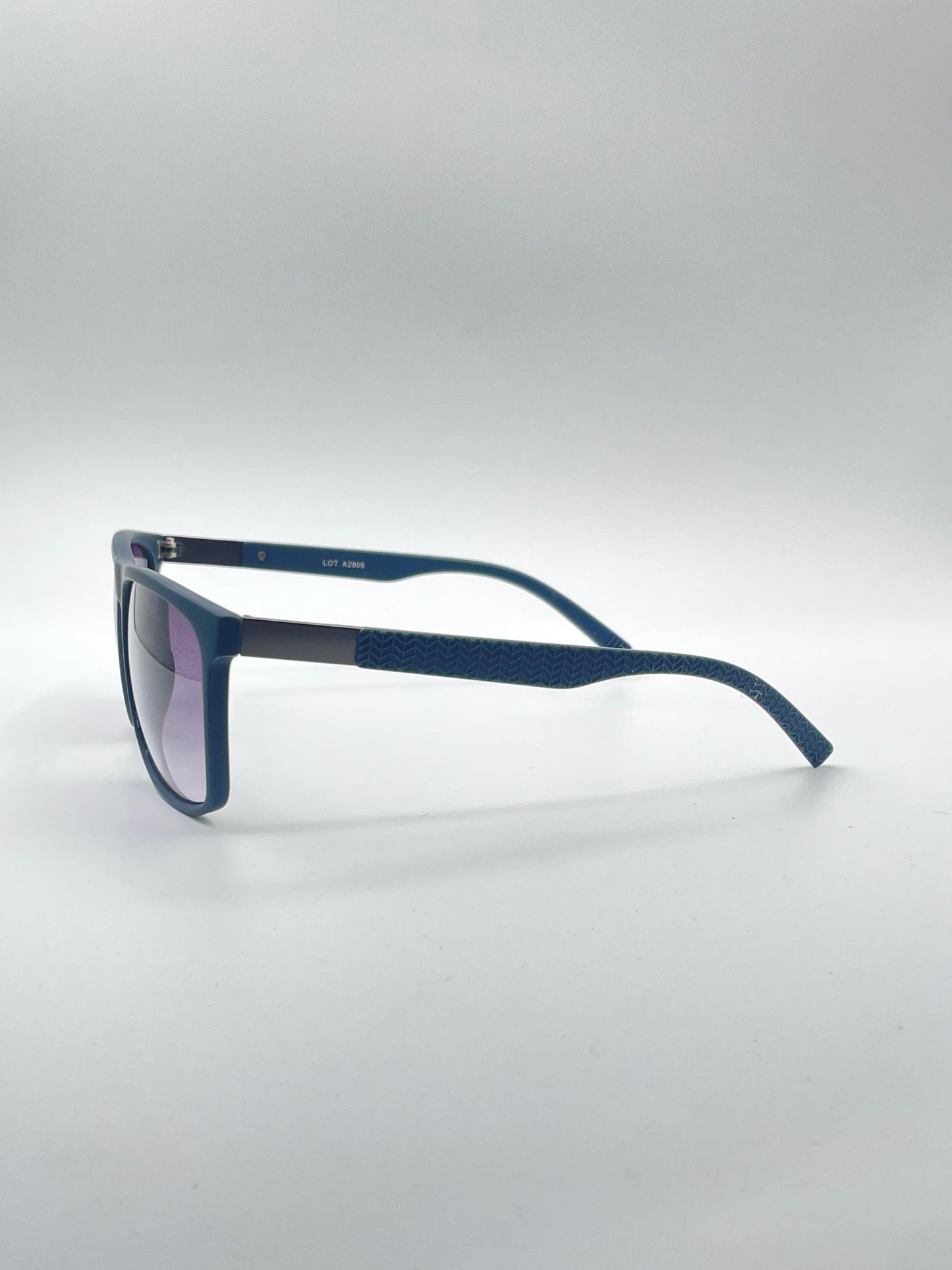 Acetate Dark Blue Frame Men's Sunglasses-146