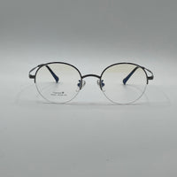 Circular Black Frame Optics-345