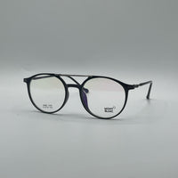 Circular Black Frame Optics-339