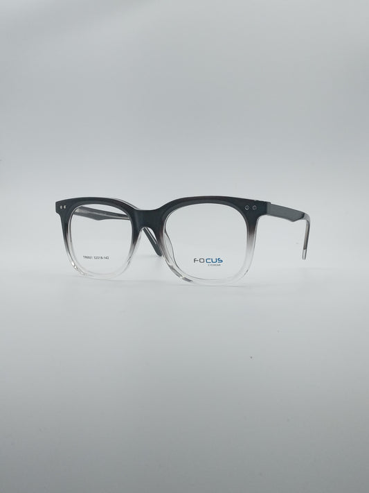 Acetate Black & White Frame Men's Optics-211