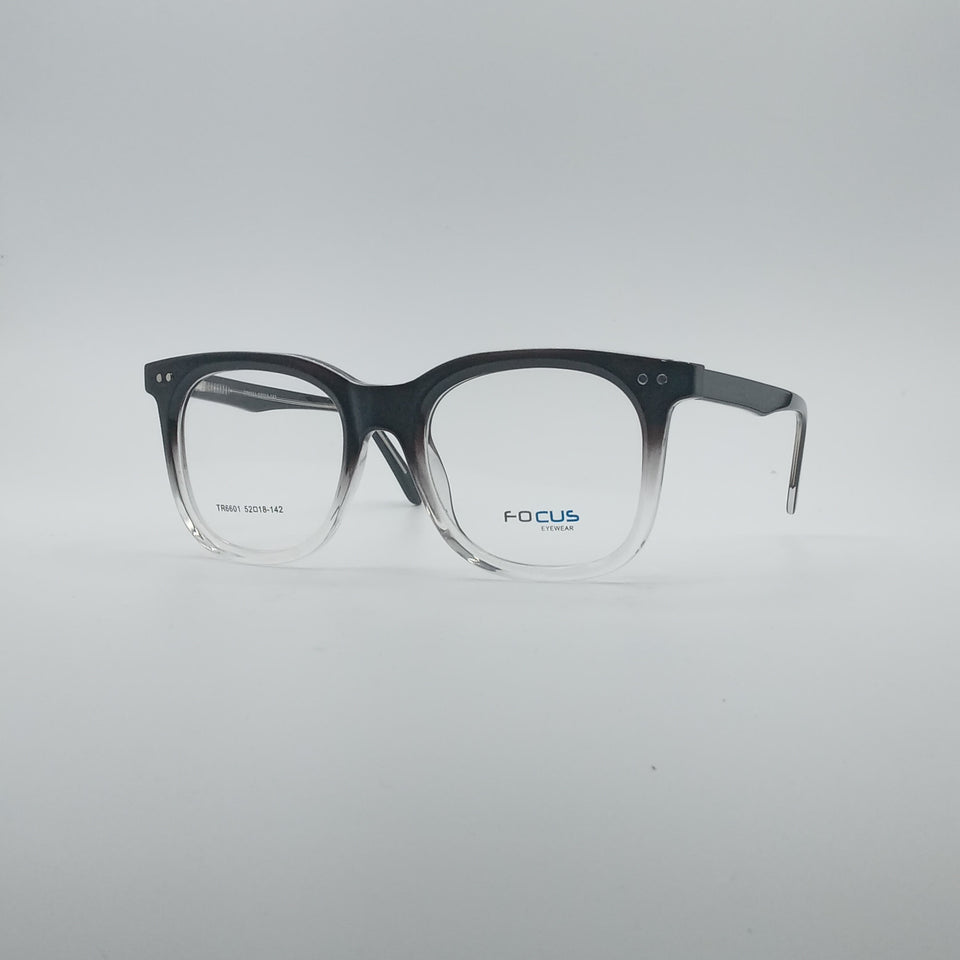 Acetate Black & White Frame Men's Optics-211