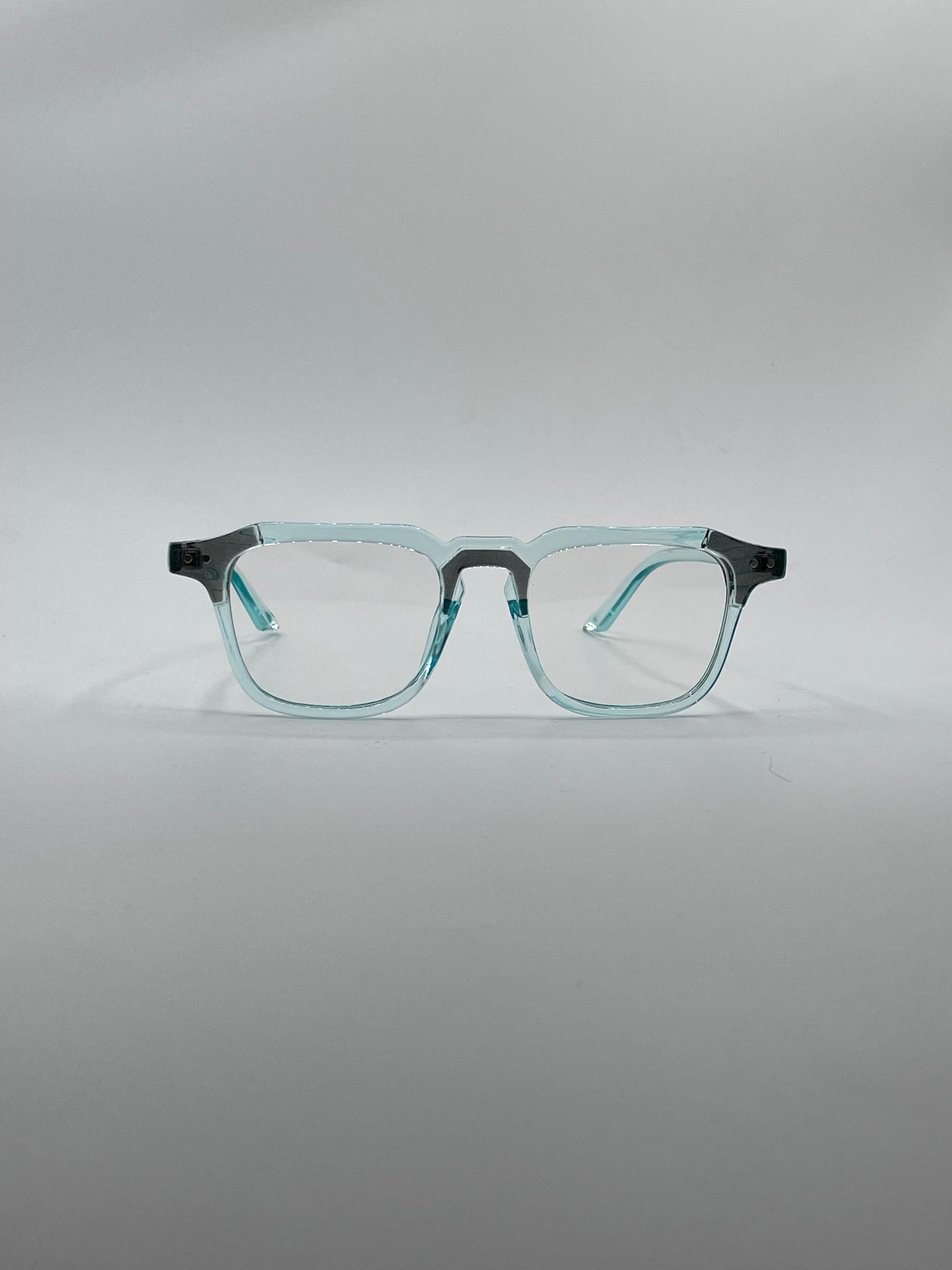 Acetate Translucent transparent green Frame Men's Optics-281