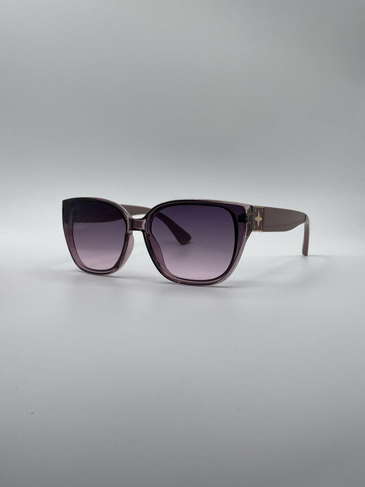 Cat Eye Black Frame Women's Sunglasses-184