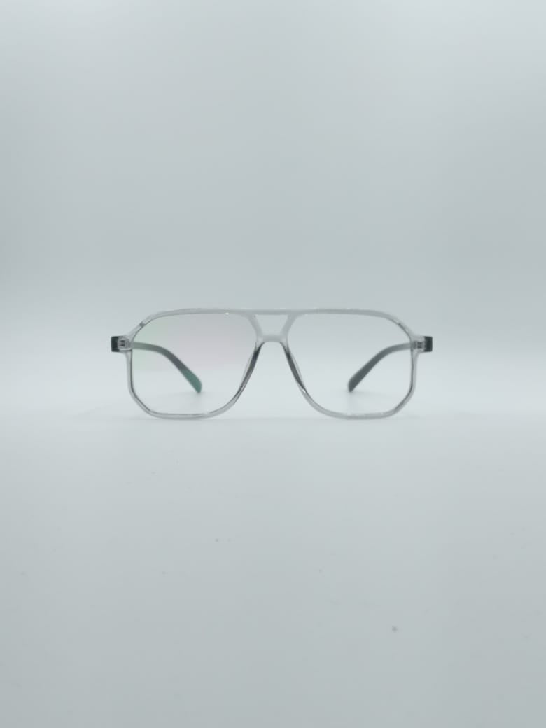 Aviator Geometrical Grey Frame Kids Optics-139