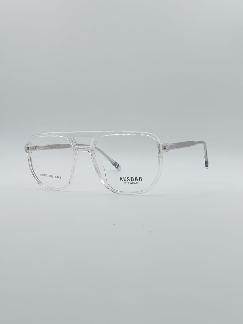 Geometrical Translucent Frame Men's Optics-117