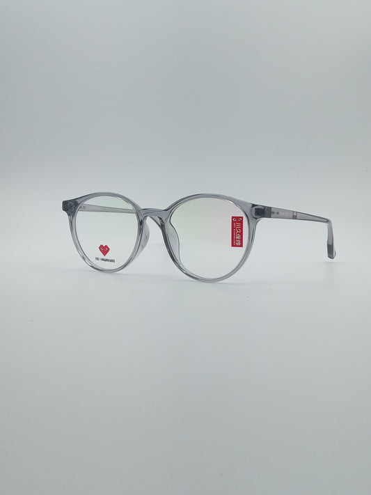 Circular Grey Frame Unisex Optics-280
