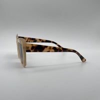 Square Light Beige Frame Women's Sunglasses-148