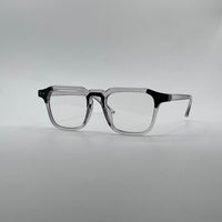 Acetate Translucent Grey Frame Men's Optics-283