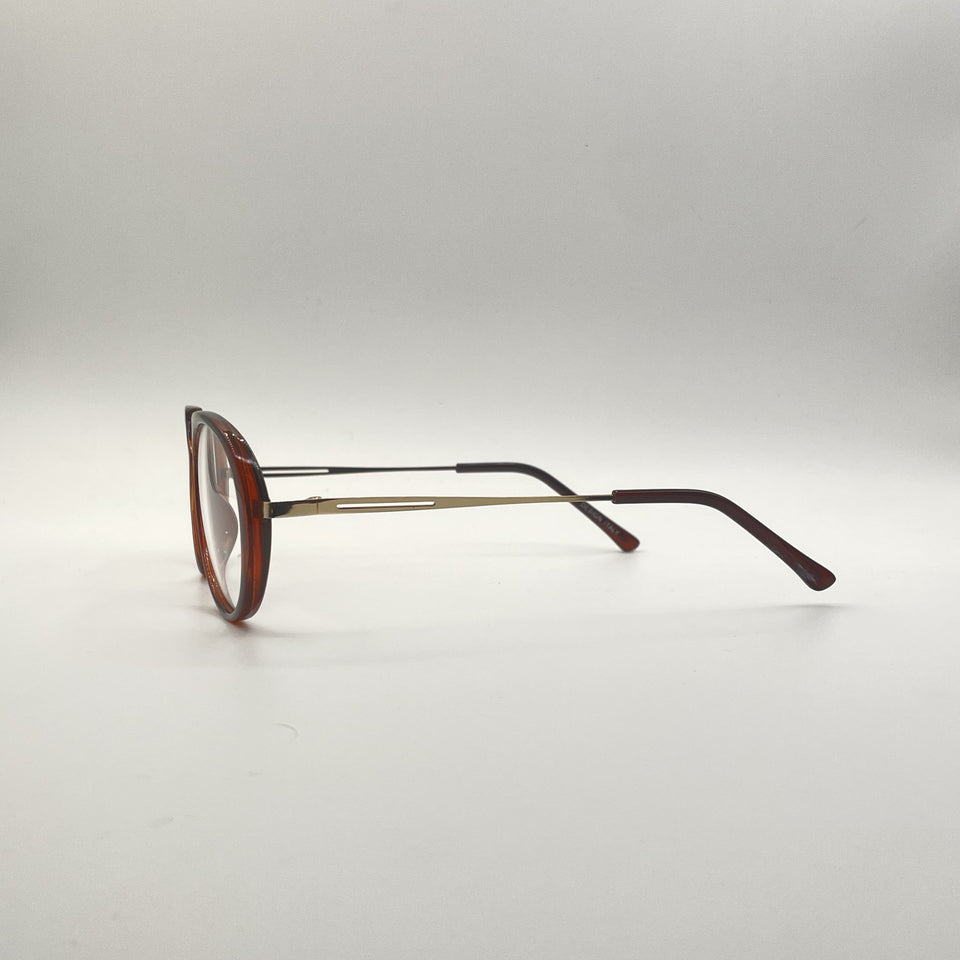 Aviator Translucent Sienna Frame Men's Optics-279