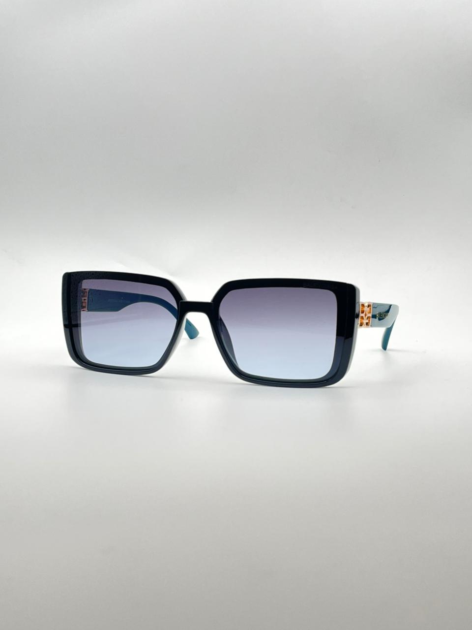 Square Purple Frame Women Sunglasses-120