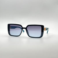 Square Purple Frame Women Sunglasses-120