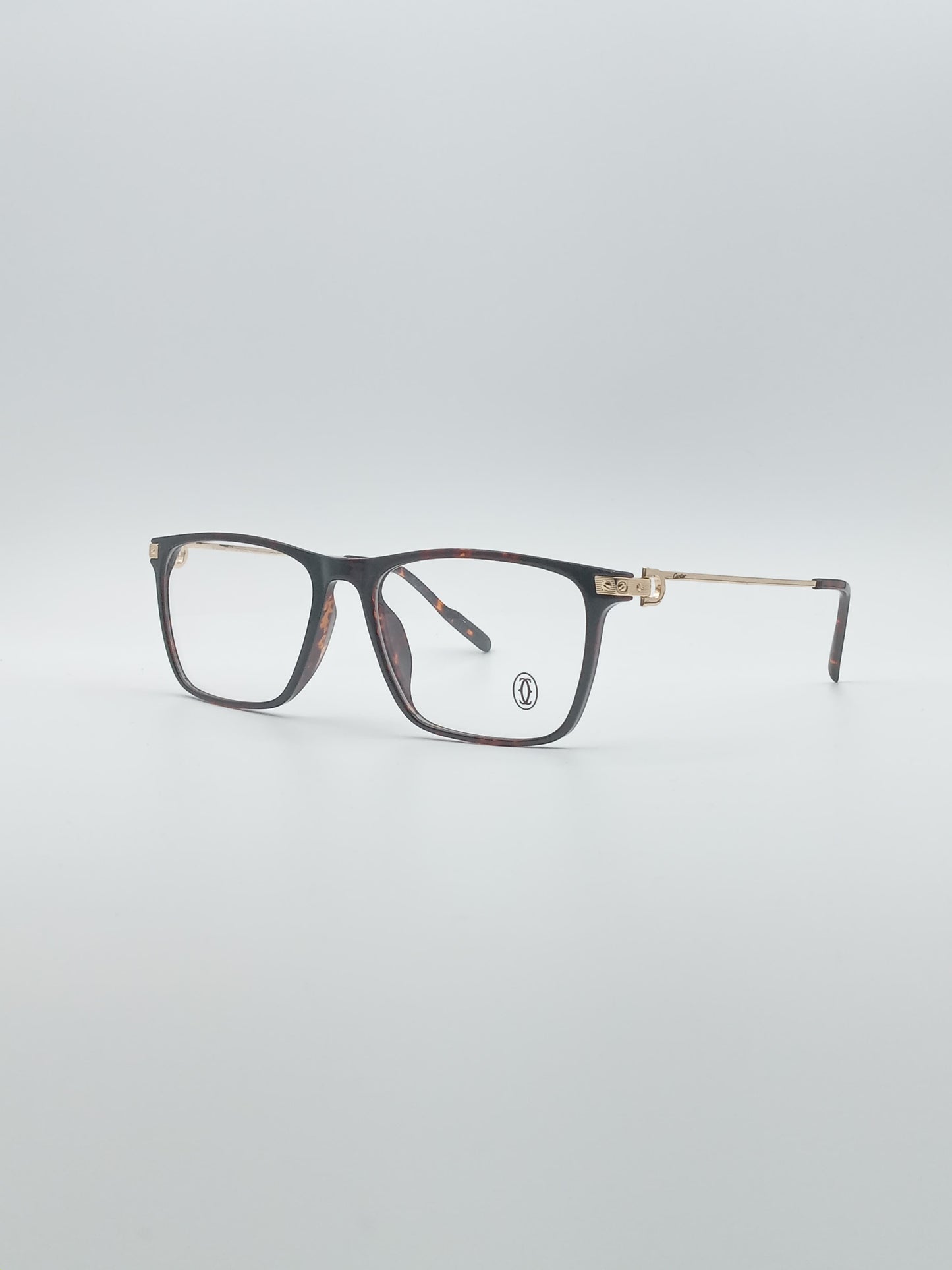 Acetate Black & Orange Frame Men's Optics-259