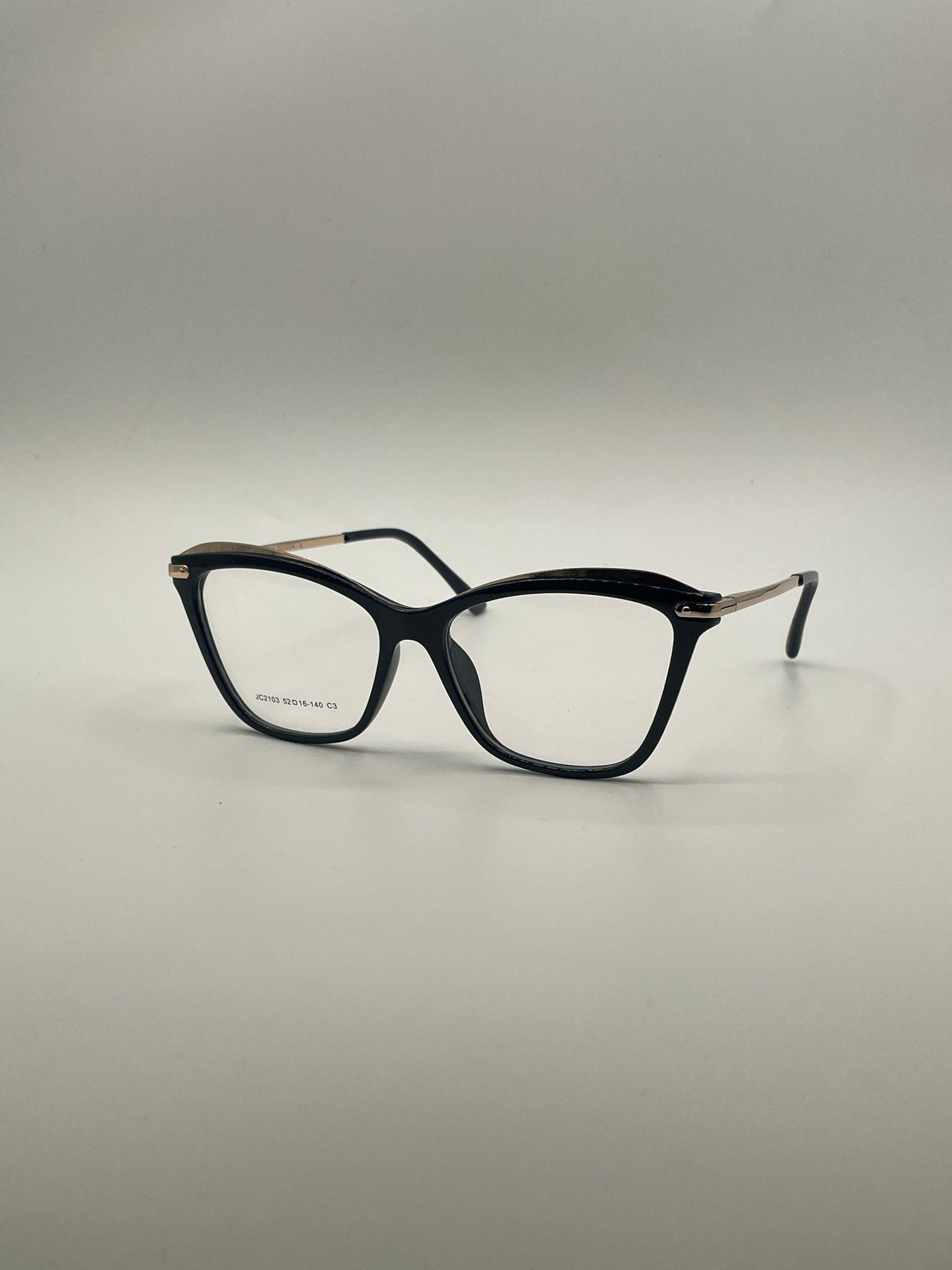 Cat Eye Black Frame Women's Optics-372