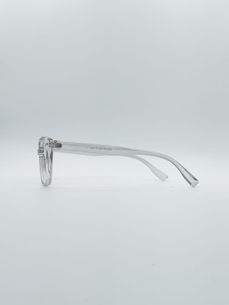 Cat Eye Translucent Frame Women's Optics-059