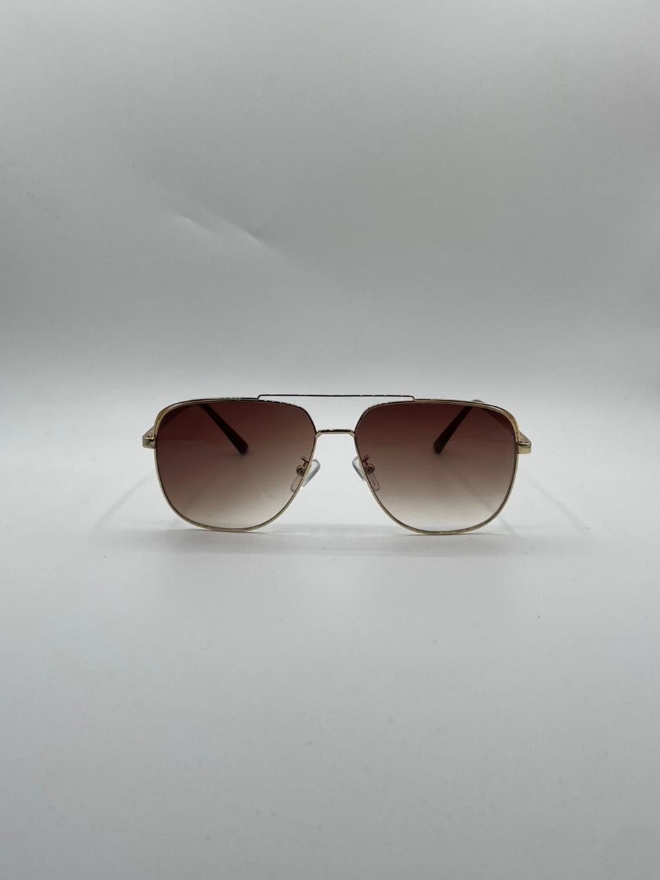 Aviator Golden Frame Sunglasses-131