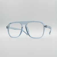 Geometrical Blue Frame Unisex Optics-126
