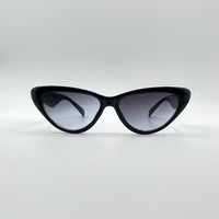 Cat Eye Black Frame Women's Sunglasses-090