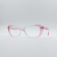 Cat Eye Pink & White Frame Women's Optics-063