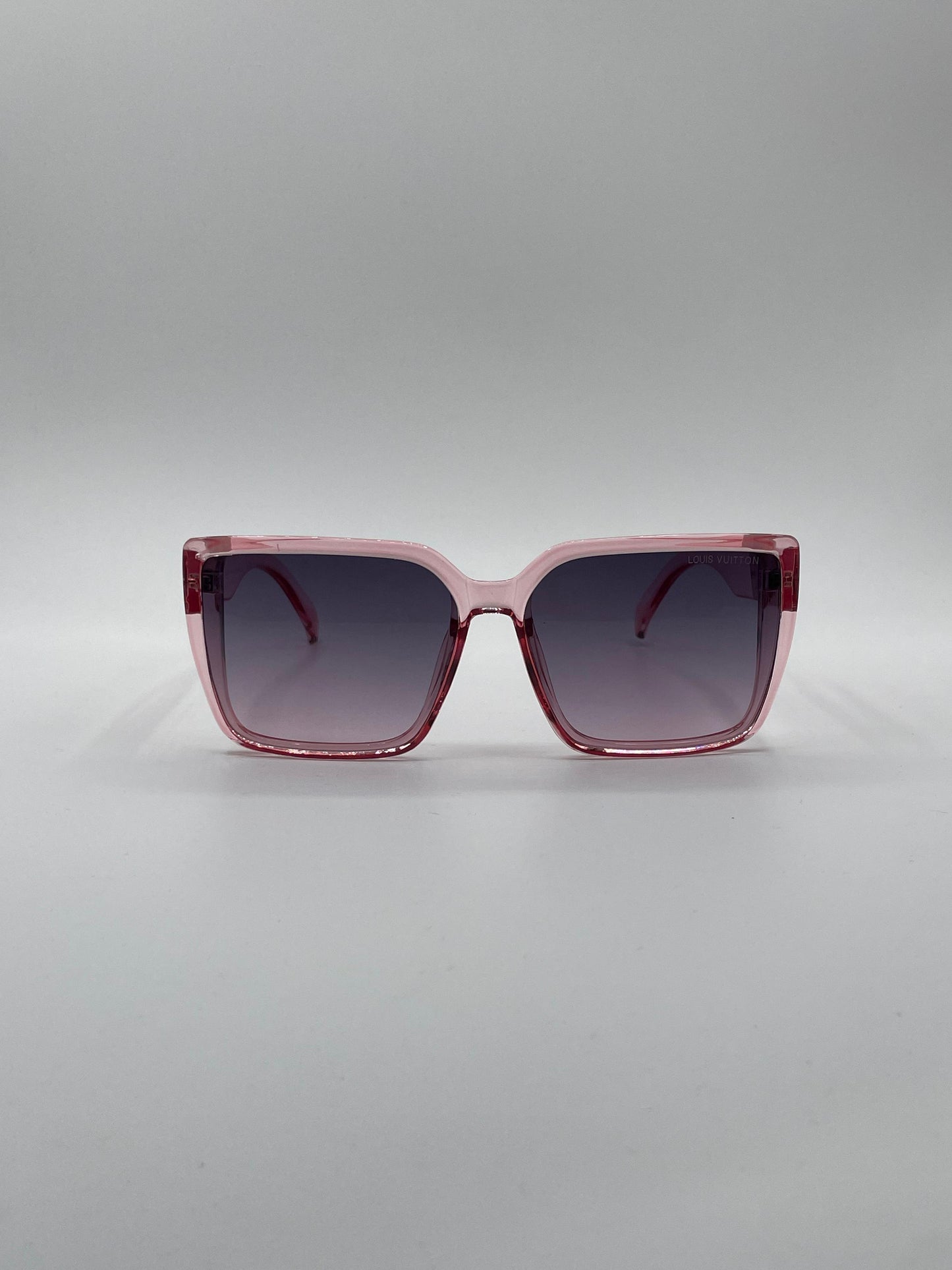 Square Pink Frame Women's Sunglasses-151