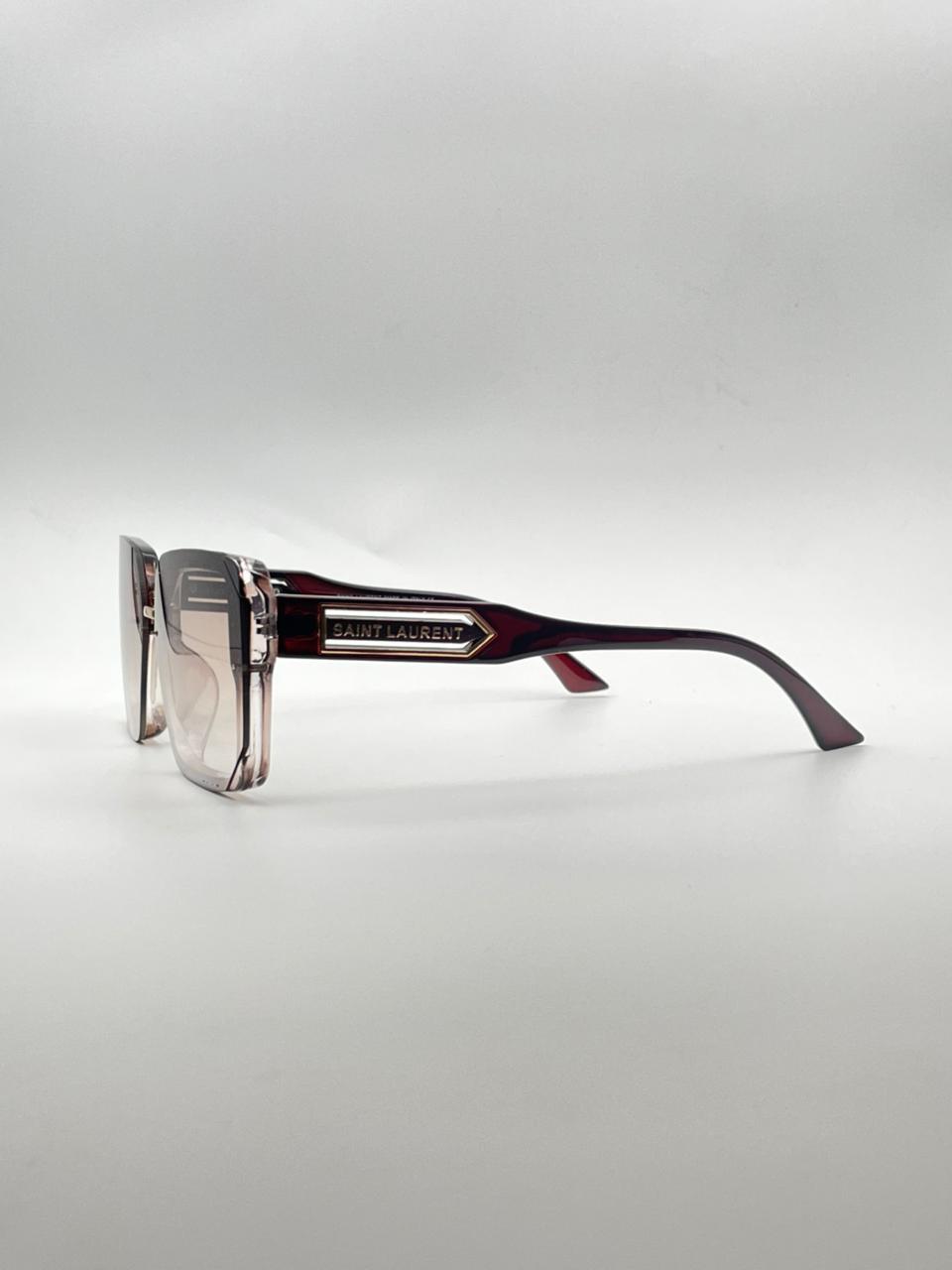 Acetate Brown & Golden Frame Women Sunglasses-116