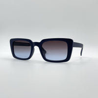 Acetate Navy Blue Frame Women's Sunglasses-086