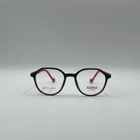 Soft Square Red & Black Frame Kids Optics-300